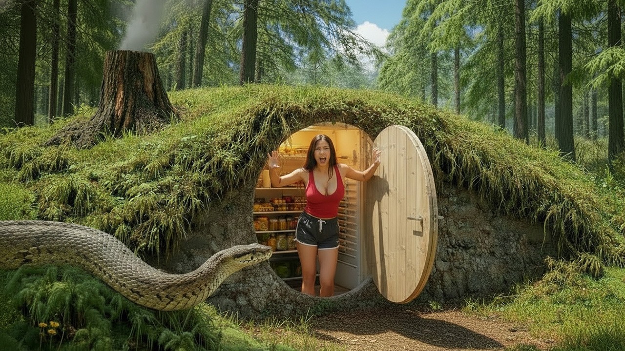 I Built a Secret Underground Bunker to Survive Alone
