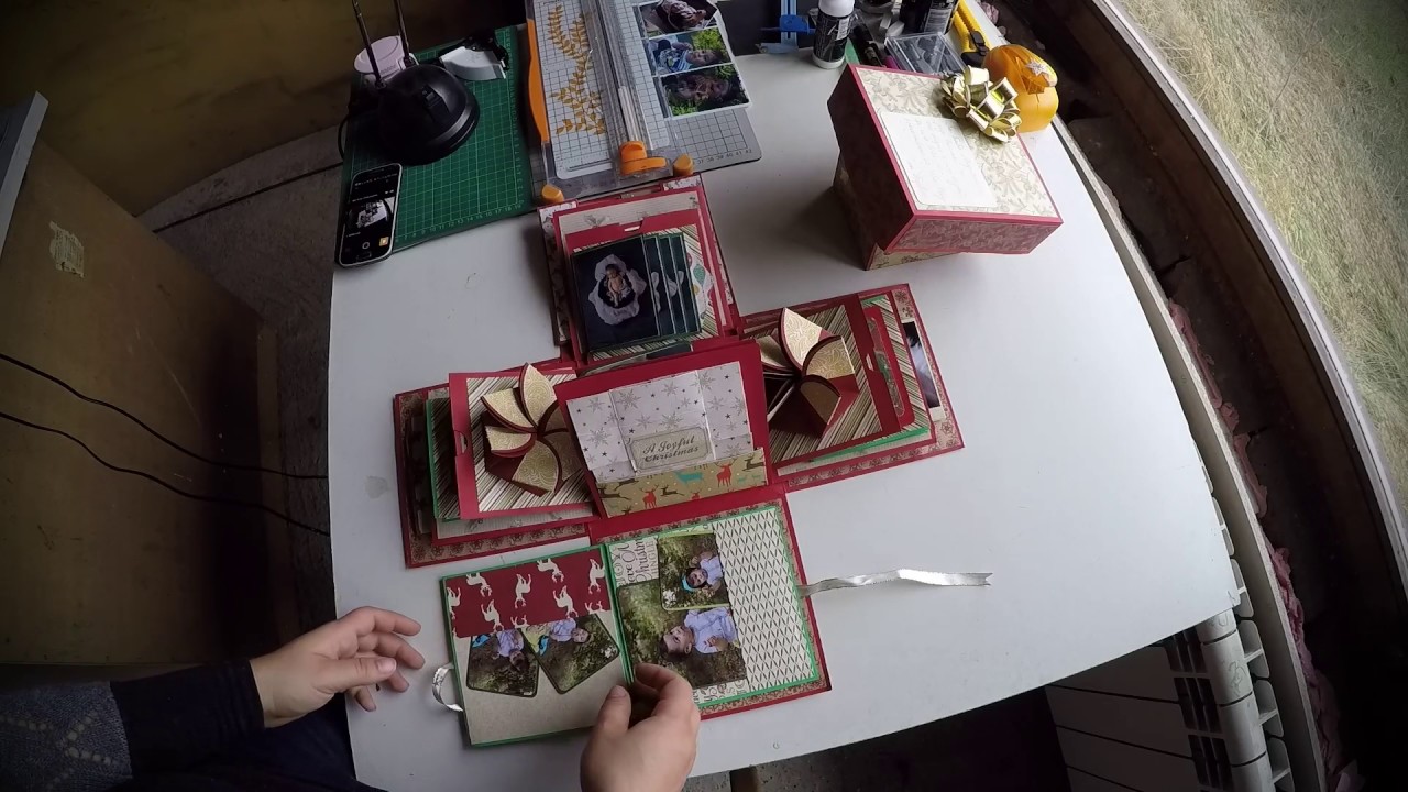 christmas exploding box album - YouTube