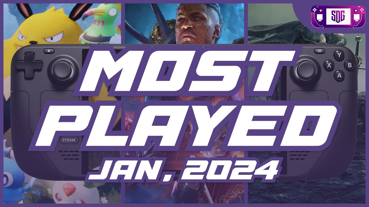Top 20 Most Played Games on Steam Deck for January 2024 by Hours Played ...
