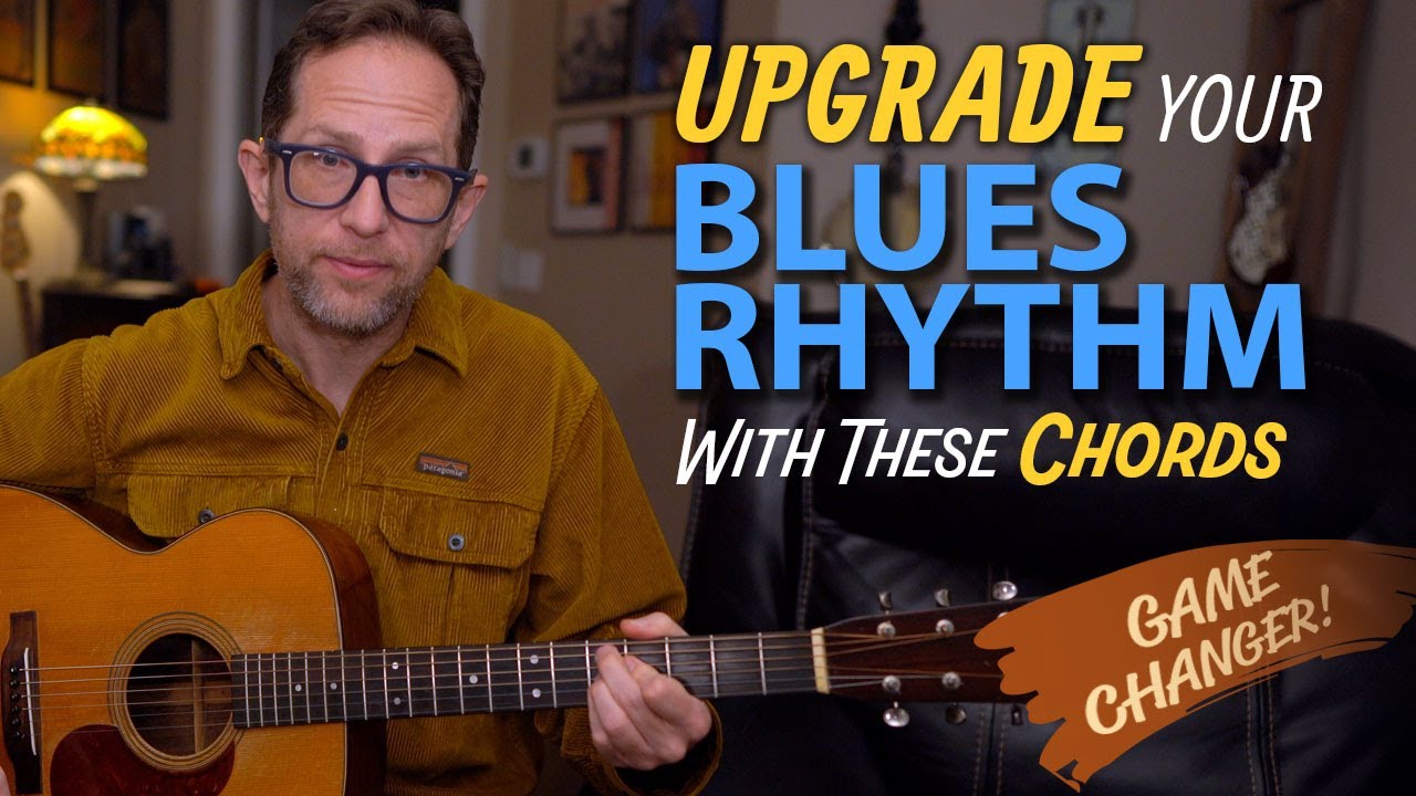 Upgrade your Blues rhythm with these chords (Jazzier structure) - Game Changer! -Guitar Lesson ML125