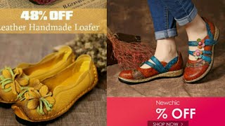 NewChic SOCOFY Love Shape soft sandals/ Sale 2019