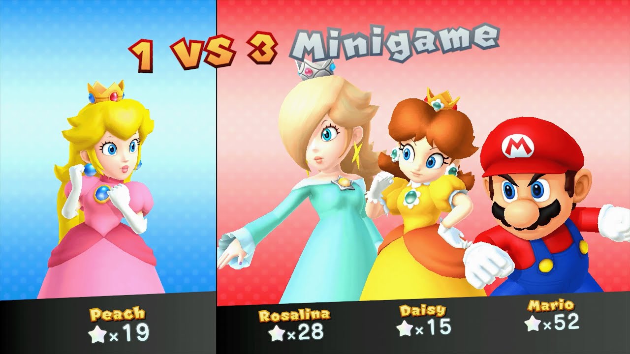 Mario Party 10 - Mario vs Peach vs Daisy vs Rosalina - Airship Central