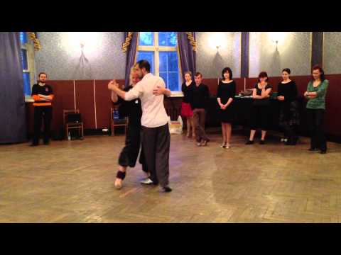 Elvira Malishevskaya y Demian Fontenla ревью урока вальса II.