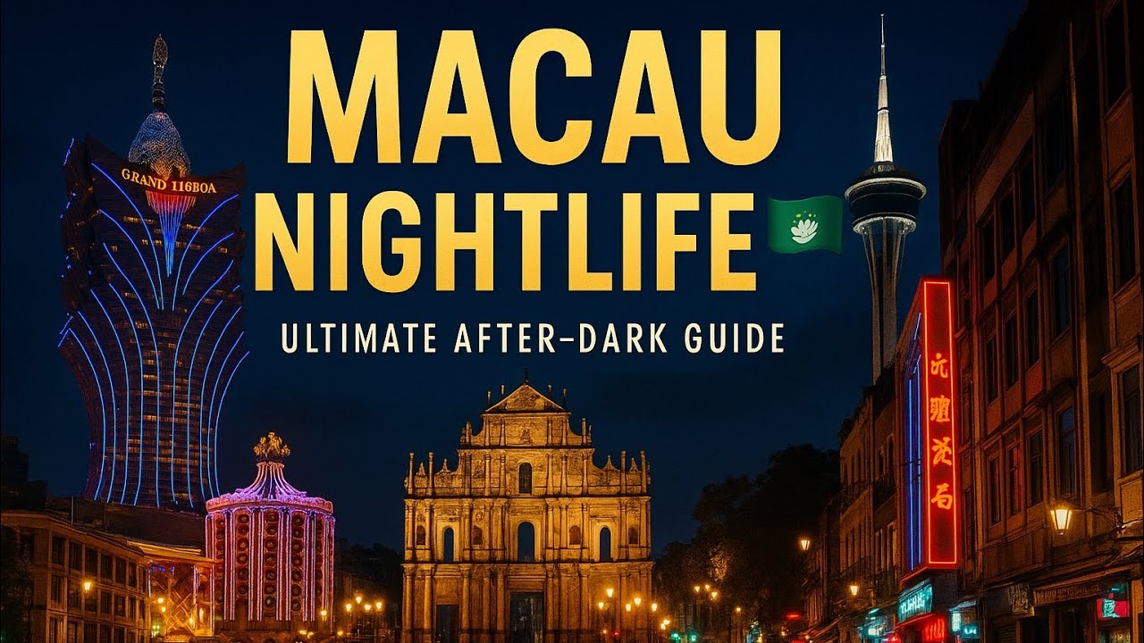 Macau Nightlife 🇲🇴 | The Ultimate After-Dark Experience in the Las Vegas of Asia