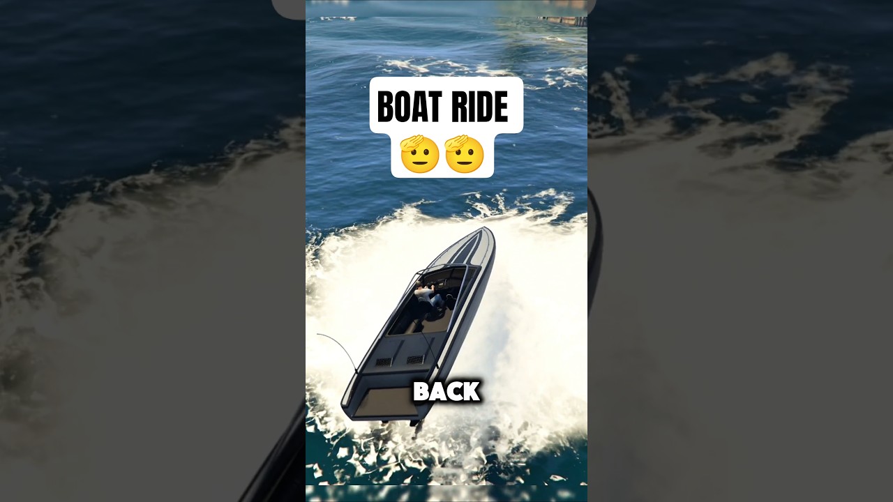 Что происходит, когда ты падаешь с неба в воду на лодке в играх GTA? 