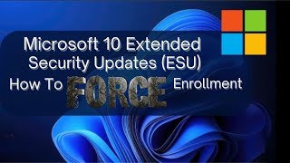 Fix Windows 10 ESU Enrollment Issues: Force Eligibility Check for Extended Security Updates!