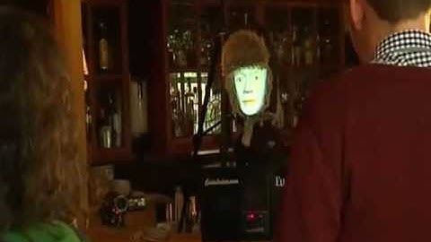 Furhat - a social robot at a bar