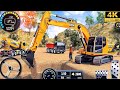 JCB Game 3D Road Construction 🚧 | All Modes, Rainy Weather 🌧️ | Level 1–5 Gameplay