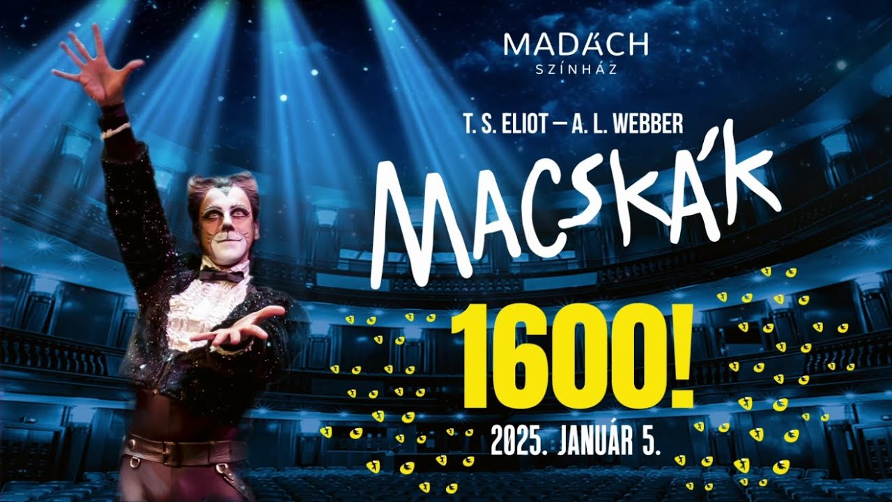 Madách Színház - Macskák 1600. jubileumi előadás