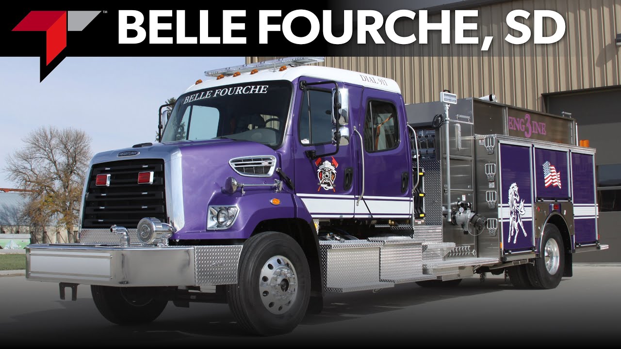 Belle Fourche, South Dakota, Toyne Pumper Fire Apparatus Delivery YouTube