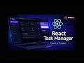 Smart Task Manager Web App | React.js Task Management Project for Productivity #react #coding