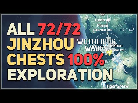 Jinzhou 100% Exploration All Chests Wuthering Waves