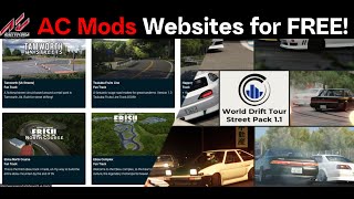 Best FREE Websites for Assetto Corsa Mods - Cars, Tracks, Apps etc.