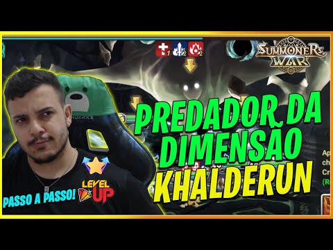 PREDADOR DA DIMENSÃO KHALDERUN SUMMONERS WAR - PASSO A PASSO!