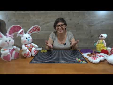 Conejito tope de puerta. Incluye moldes (Caja de información). Yasna Pino. Casa Puchinni.