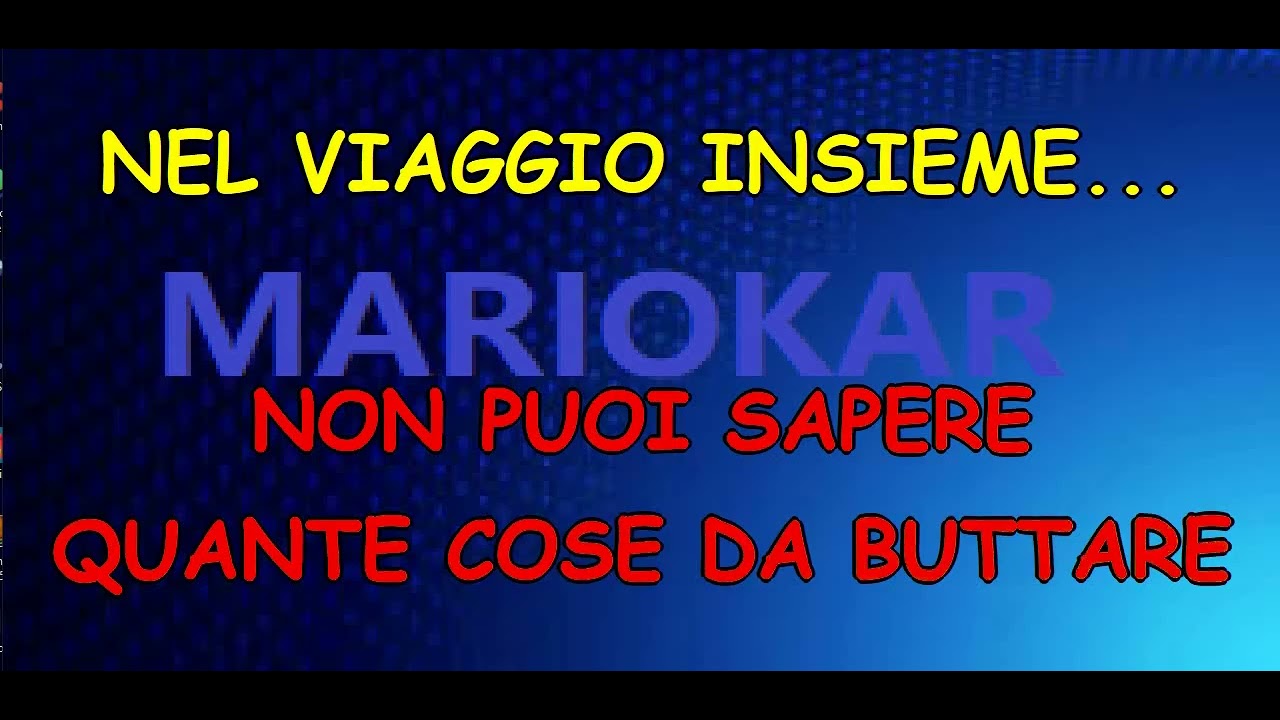 Ligabue Gli Ostacoli Del Cuore karaoke - YouTube