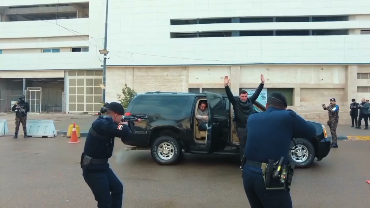 قيادة شرطة بغداد الكرخ تنفذ تمرين القبضة الفولاذية