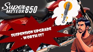 Super Meteor 650 YSS Suspension upgrade - what is the improvement