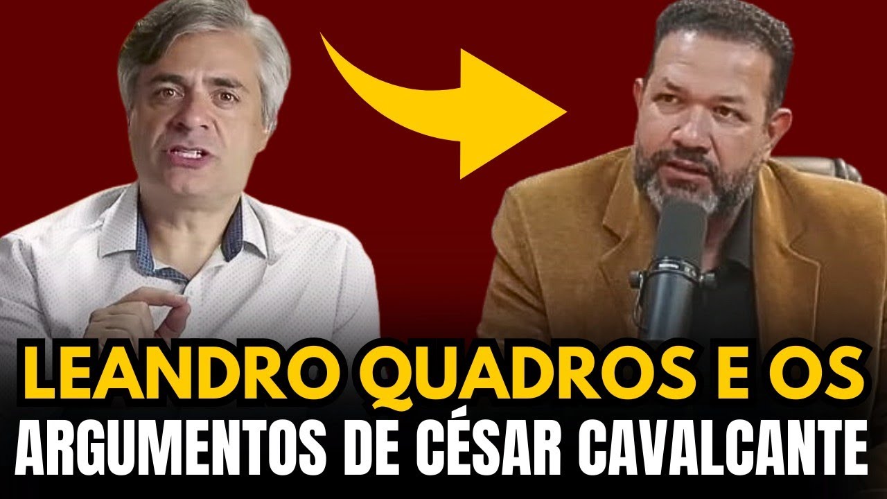 VAI MEXER COM QUEM ESTÁ QUIETO! LEANDRO QUADROS DETONA CÉSAR CAVALCANTE 
