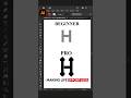 Adobe Illustrator 2026 Tips - How To Create Grid-Based Logo Design Process #GfxHunters #shorts