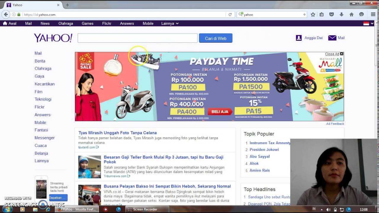 Cara Kirim Email Melalui Yahoo 