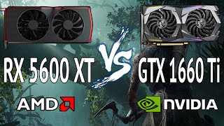 RX 5600 XT vs GTX 1660 Ti Benchmark in 10 games