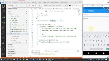 part 2 .Todo / TaskApp. Flutter. Getx. (Somethings are repeated from the part 1 video)