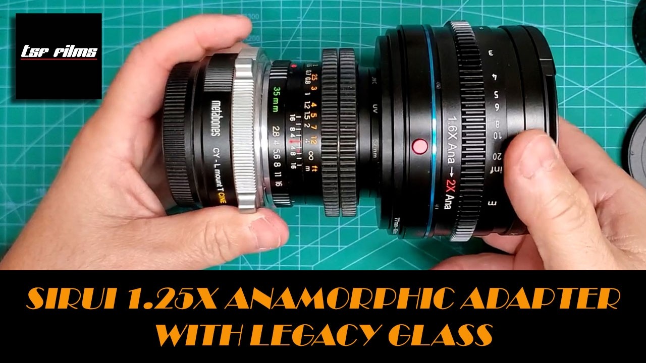 SIRUI 1.25X ANAMORPHIC ADAPTER WITH VINTAGE LENSES