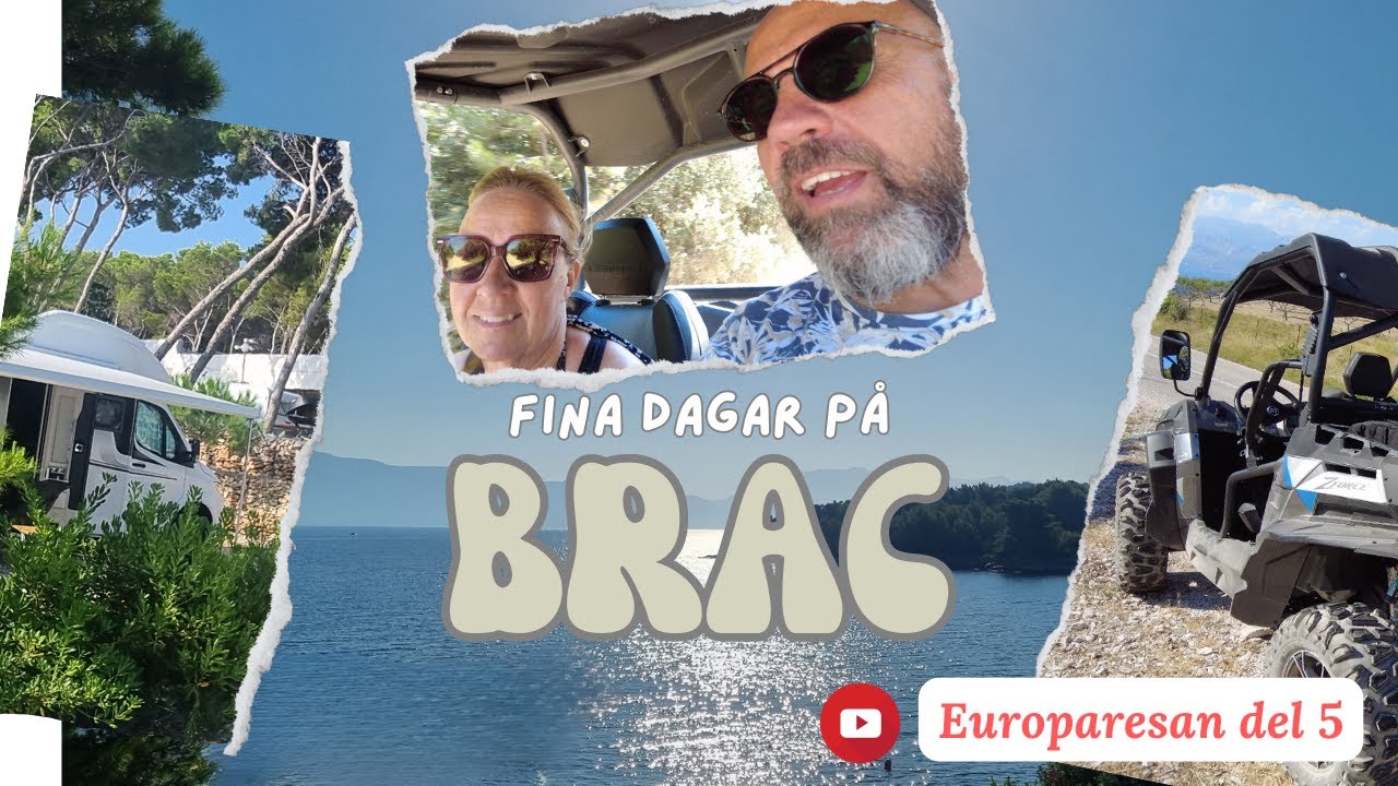 Vi åker husbil till Kroatien! Utforskar Brač med fyrhjuling & badar i paradisvikar.