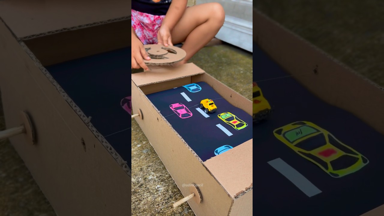 MEMBUAT MOBIL BALAP KARDUS 