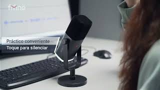 FIFINE-micrófono dinámico XLR/USB con conector de