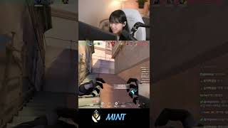 #shorts #valorant  Valorant radiant miNt 1vs3 !clutch(레디언트민트예림)#발로란트 #triplekill #mintyerim #clutch
