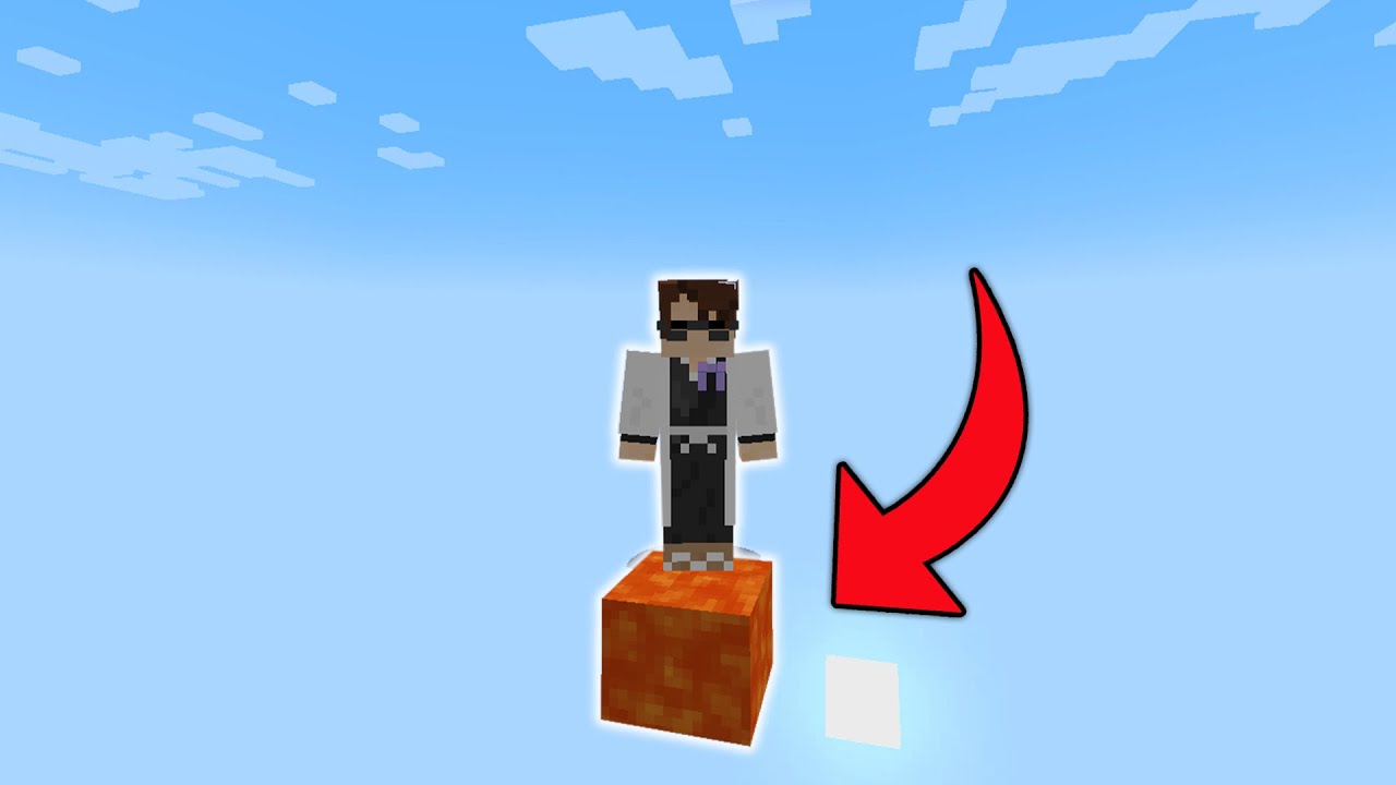 Minecraft, But It's Only One Lava Block