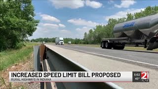 Lawmakers discuss bill that would raise speed limits on rural Indiana highways to 75