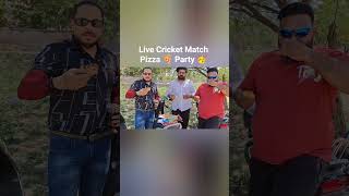 Live Cricket Match 🏏 | Pizza 🍕 Party | Friends | Pizza | #shorts