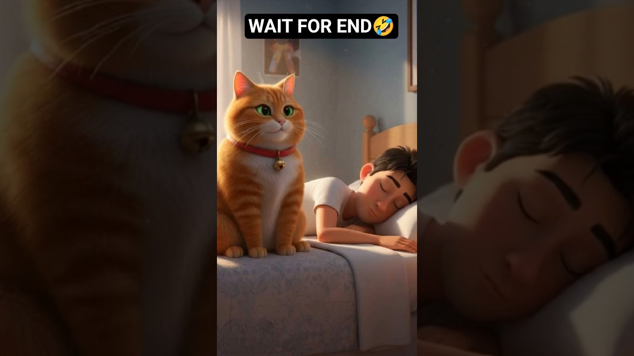 Cat Vs Alarm Clock🐈⏰️