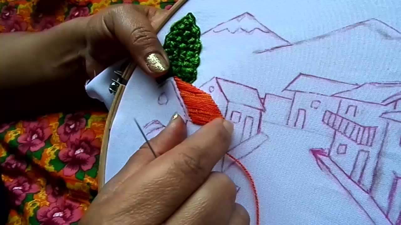 PAISAJE BORDADO (TECHO 1)