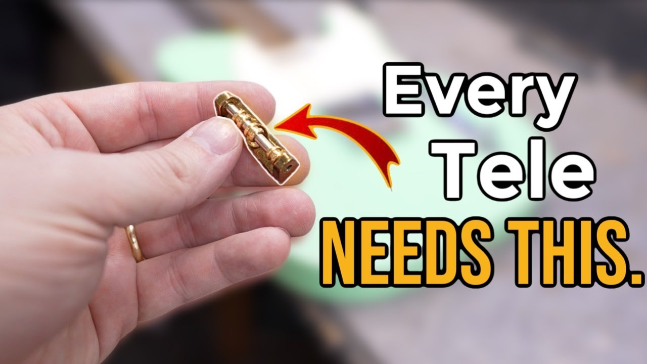 The Simple Mod All Teles (Really) Need. (Glaser Three String Tree)