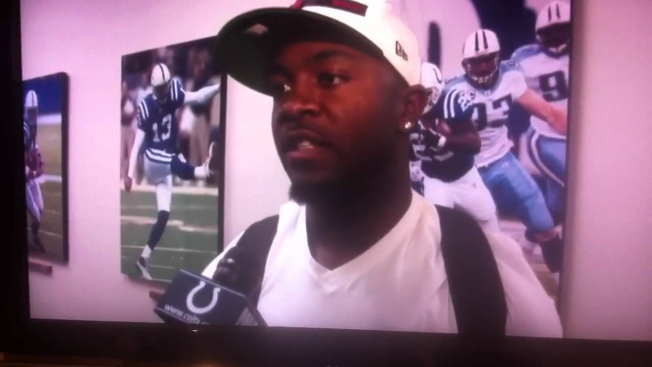Donnie Avery's first Colts interview. YouTube