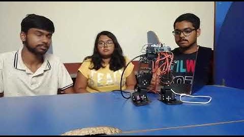 Biped walking robot- project assignment for skyfilabs online course by Siddharth, Rishita ,Prithvi