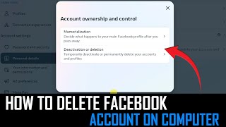 how to delete facebook account on computer - Full Guide