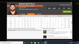 DraftKings NFL Week 1 First Look Lineup