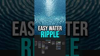 Procedural Water Ripple Shader in Blender | পানির ঢেউ নোড সেটআপ