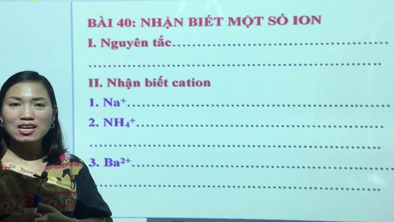 12.8.1 Phương Pháp Nhận Biết Một Số Ion Trong Dung... - youtube