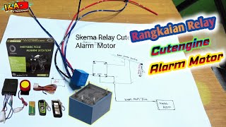 Rangkaian Relay Cut engine Alarm Motor