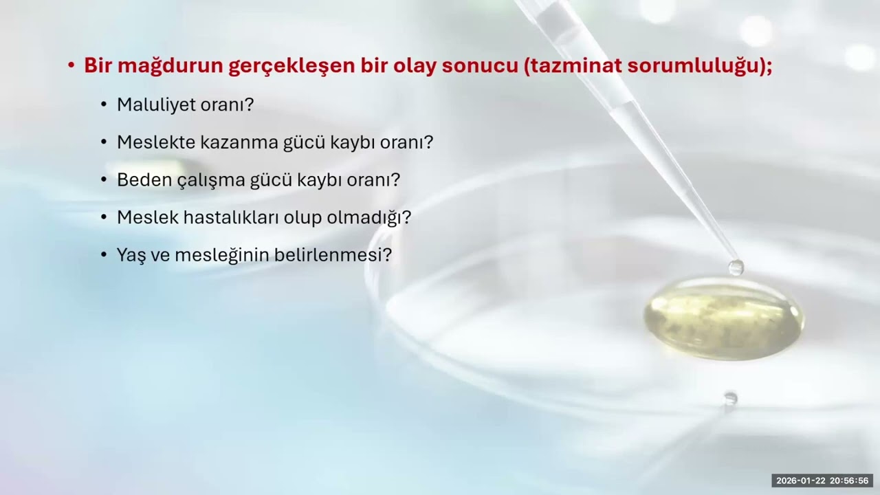 3- Hukuki İhtilafların Çözümünde Adli Tıp Desteği (Prof. Dr. Mahmut Aşırdizer)