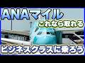 ANAマイルでビジネスクラスに乗れる方法を大公開！