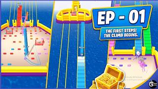 Bridge Race Gameplay - How to Win Every Match! (iOS & Android) (EP - 01) screenshot 5