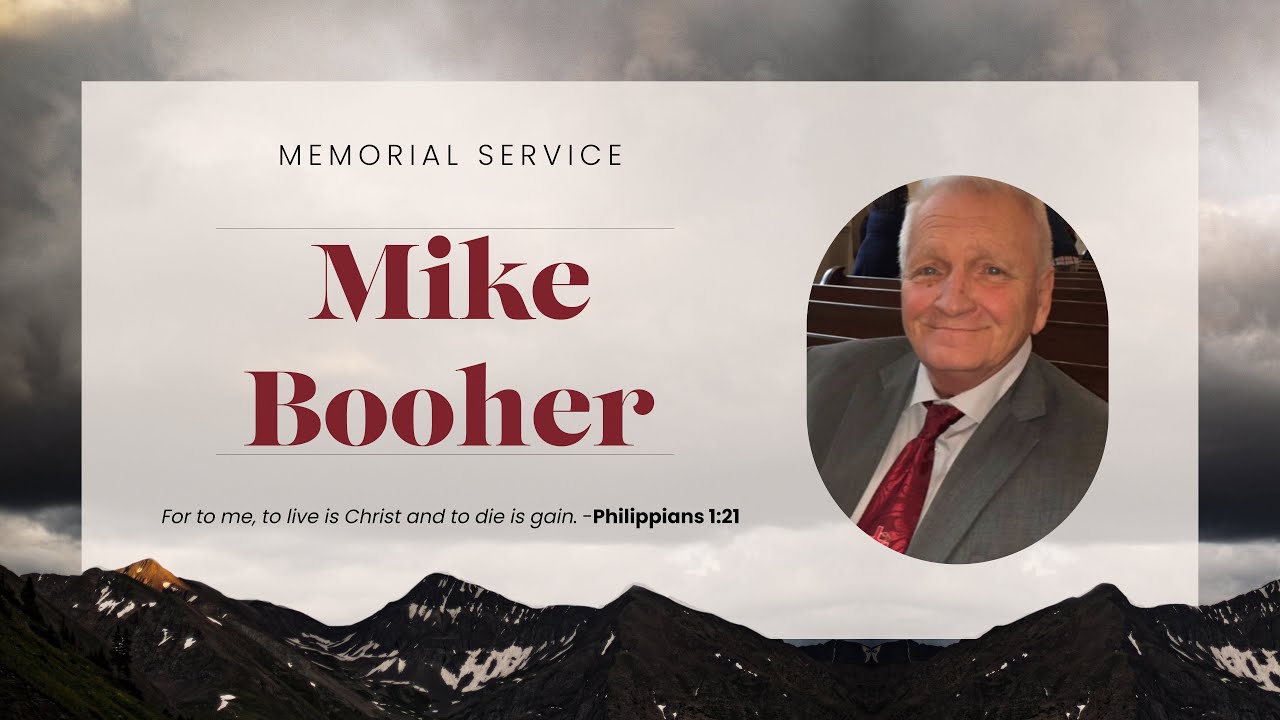 Mike Booher Memorial Service - YouTube