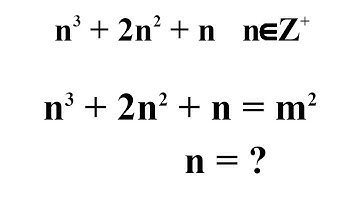 [Math] How many positive integers n are there such that n^3+2n^2+n is a perfect square?